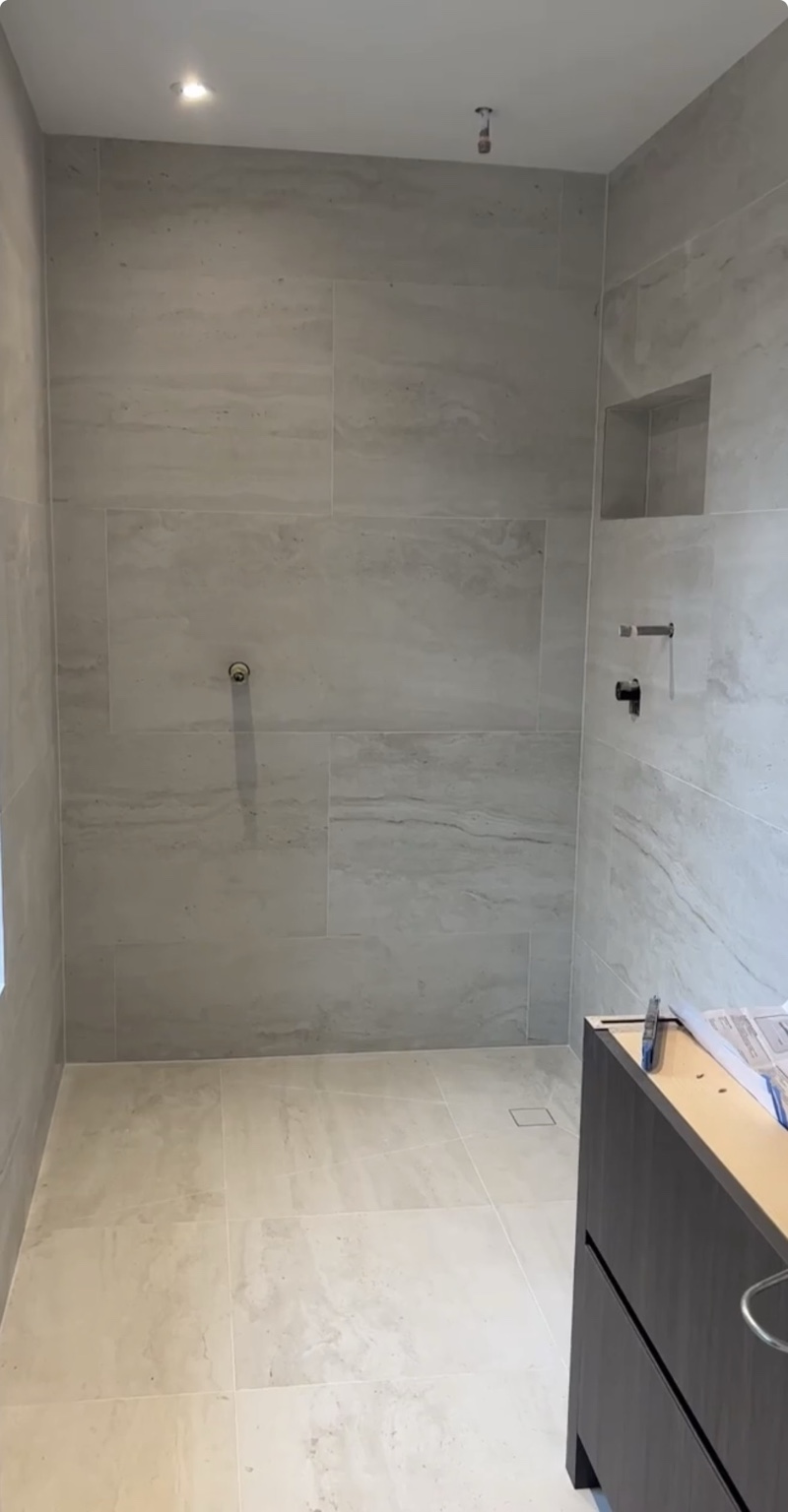 Custom Tile Shower — Completed