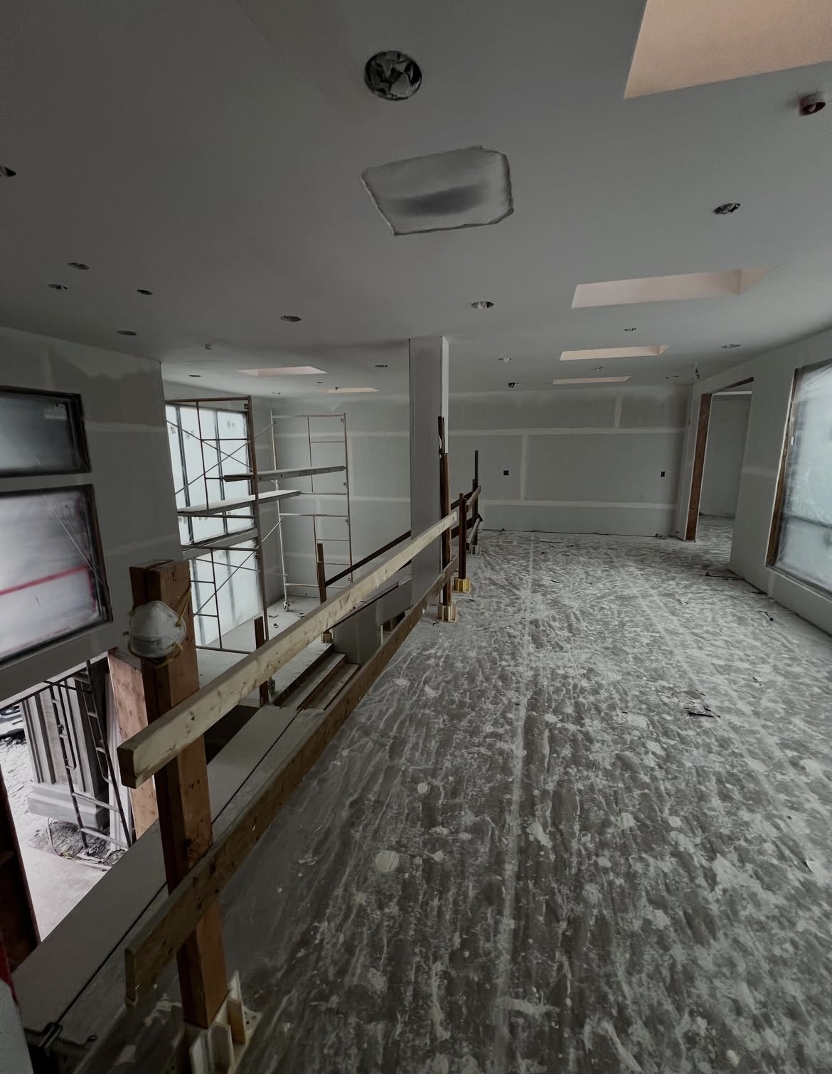 Interior construction in progress